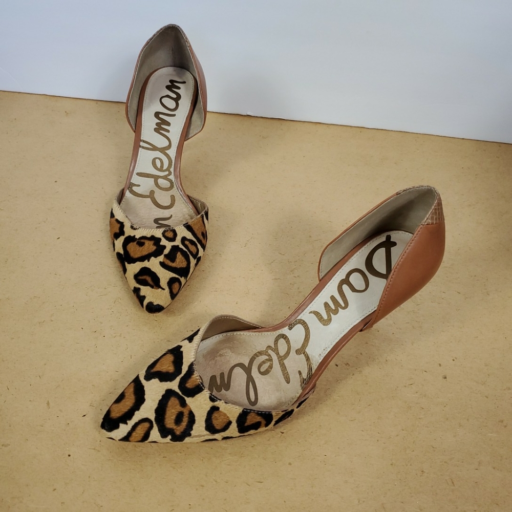 Sam Edelman pumps Opal Fur Pointed Toe D-orsay